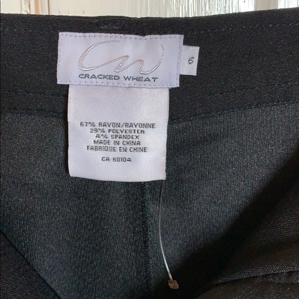 Women’s Cracked Wheat black Skort sz 6 - Picture 4 of 8